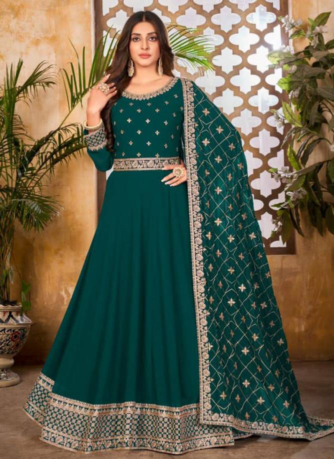 AANAYA VOL 142 New Latest Designer Festive Wear Georgette Anarkali Salwar Suit Collection